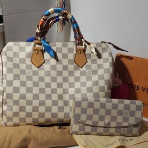 "SOLD"Bundle of 2 Louis Vuitton"s white Damier